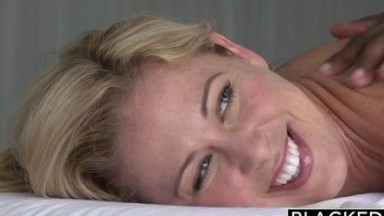 BLACKED - Hot Southern Blonde Takes Big Black Cock