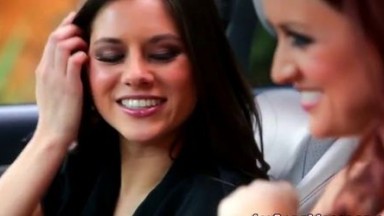 ALL GIRL MASSAGE - Hot lesbians threesome