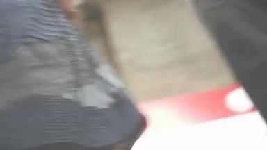 Quick upskirt videos of asses in thongs on an expo