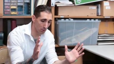 Blonde teen thief gets caught and fucked by security