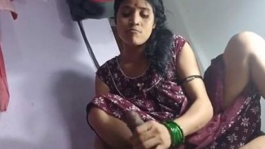 Rinki Bhabhi Hot Hindi Sex Story - Sucking Her Own Cock & Fucking Pussy