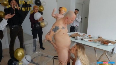 Hot Kali Roses fucks at a bachelor party