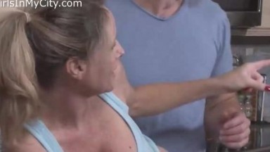 stepmother fucked daddy fights the situation