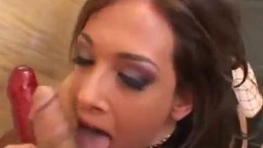 Tory gets a dildo up her ass