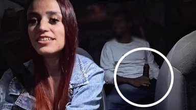 Sexy Ride Share Driver Catches Passenger in the Act