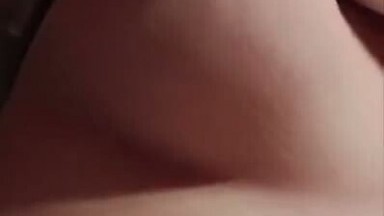 Pleasantly pulls her nipples on camera