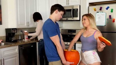 Virgin boy fucks for the first time with his stepsister