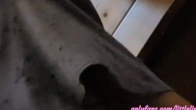 Mature MILF Linda's Dressing Room Squirting Orgasm - Homemade Solo Masturbation