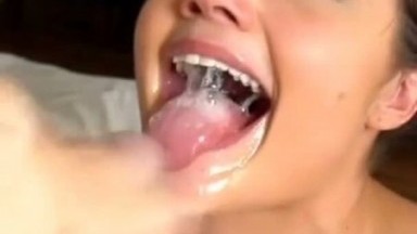 The cutie loves when she gets fucked in her slobbery mouth