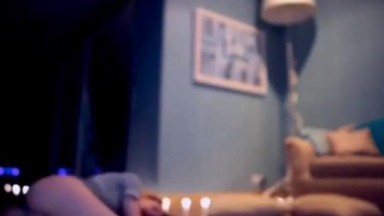 Redhead's OhMyBod Toy Orgasm on Webcam