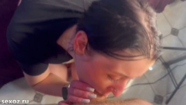 Russian slut cums from anal sex