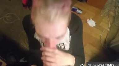 Swedish Amateur Gothic Blowjob