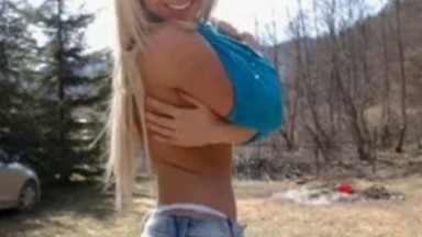 Stripping in the mountains