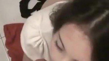 Amateur couple fucking in the bathroom