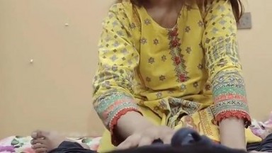Pakistani stepmother fucks stepson at midnight - hindi dirty talk moaning