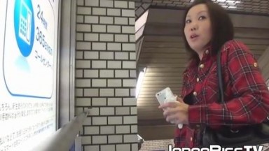 She pulls her skirt down and lets the golden stream splash down