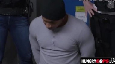 Big booty MILF is getting pounded by a black cock in doggystyle. porn