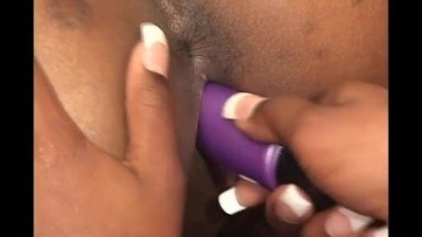 Gorgeous black lesbians are in the mood for a sensual fuck (part 2) porn (Monica Morales, Oasis Starlight)