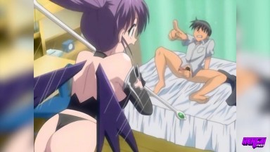 Ane Haramix - Mina watches a shy guy fucking his stepsister and she orgasms [Hentai]