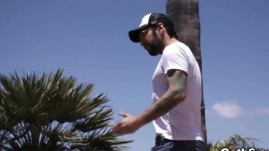 Bratty redhead goth teen Lola Fae is punished for trespassing and swimming in a pool porn (Yulia Blondy)