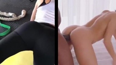 Hustle For BBC - Workout PMV (brunette_bbw)