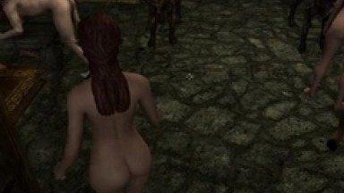 Two 3d Cartoon Cuties Are Ready For Their Bath